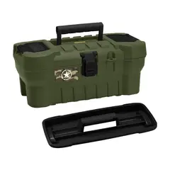 RIMAX - Caja Herramientas 16 Army Cerradura Plástica