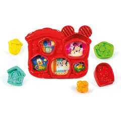 CLEMENTONI - Juego Didáctico Casa De Formas Disney Baby Para Niños