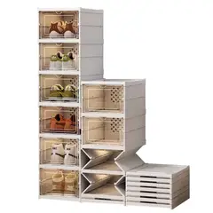 GENERICO - Caja Organizadora De Zapatos Set X6 Banhaus Apilable Premium-