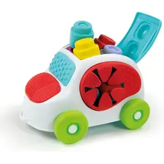 CLEMENTONI - Juego Didáctico Sensorial Carro Con Bloques Para Bebés