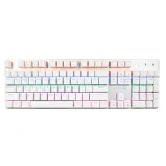 JYR TECHNOLOGY - Tecaldo Mecanico Jyr Gamer Mkf30s Blanco Rgb