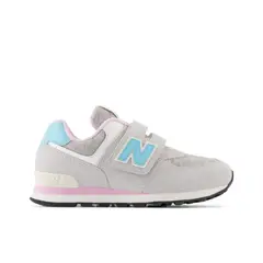 NEW BALANCE - Tenis Deportivos 574 Original Gris Niños