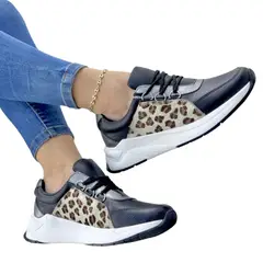 EVEGONZ - Zapatos Deportivos Para Mujer Tenis En Cuero