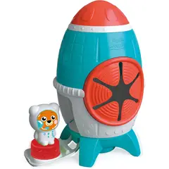 CLEMENTONI - Juguete Sensorial Cohete Espacial Con Bloques Para Niños