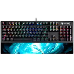 SADES - Teclado Optico Mecanico Frost Staff Negro Rgb Sw Blue