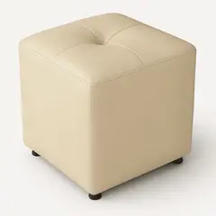 PUFF BOGOTA - Puff cubo Beige 40 x 40 x 42