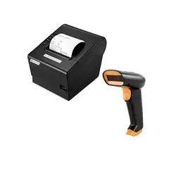GENERICO - Combo Impresora Térmica De 80mm + Lector De Codigo De Barras