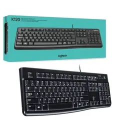 LOGITECH - Teclado Usb K120 Diseño Resistente Y Silencioso