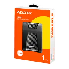 ADATA - Disco Duro Externo 1tb Antigolpes Hd650 Usb Negro