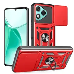 GENERICO - Funda Case Protector Cámara Slider Compatible Honor 400 Lite Rojo