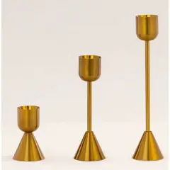GENERICO - Candelabro Dorado The chunky candlholders