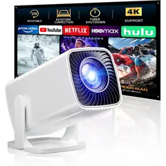 GENERICO - Mini Proyector 1080P Full HD 4K Rotación 270° Portátil