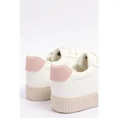 KOAJ - Tenis casuales unicolores con contraste y perforaciones Mujer