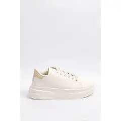 KOAJ - Tenis unicolores de plataforma con talones en contraste Mujer