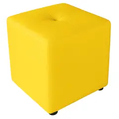 PUFF BOGOTA - Puff cubo Amarillo 40x40x42