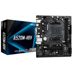 ASROCK - Board M-atx A520m-hdv Socket Am4