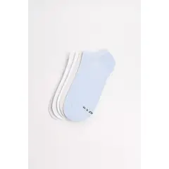 KOAJ - Paquete X5 de medias tobilleras con texturas unicolores MUJER