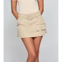 DEREK - Falda Para Mujer Cargo