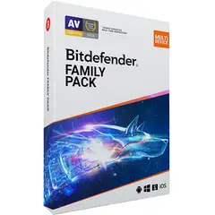 BITDEFENDER - Antivirus Family Pack - 15 Dispositivos - 2 Años