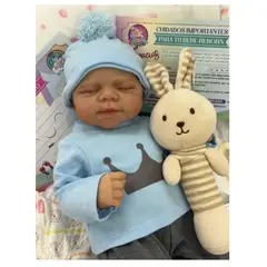 GENERICO - ❤ Lindo ❤ Bebe Reborn ❤ Salvador ❤ Ropa Gris❤