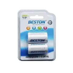 BESTON - Bateria Recargable Tipo C R14