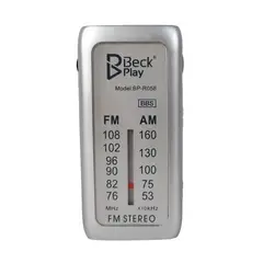 GENERAL - Radio Bolsillo AM FM Audifonos Beck Play BP-R058 Gris
