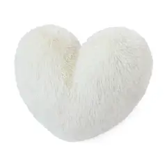 BANZAY - Cojín Decorativo Corazón Peluche Peludos Sala Y Alcoba