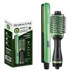 GENERICO - Combo Cepillo Secador + Plancha Aguacate Profesional 2 En 1