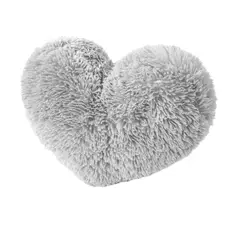 BANZAY - Cojín Decorativo Corazón Peluche Peludos Sala Y Alcoba