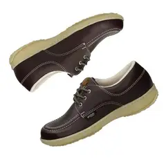 VERLON - Zapatillas Escolar Infantil Para Niños Café Diana Gold