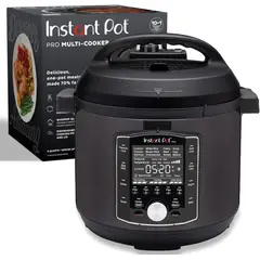 INSTANT POT - Olla a presión Pro 10 en 1 6 Quart 800 recetas