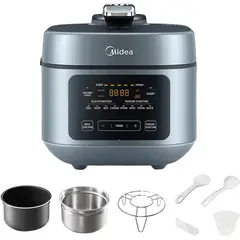 MIDEA - Olla a presión 8 en 1 5 Qt multifuncional y programable