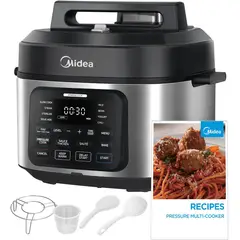 MIDEA - Olla de Presión Eléctrica WideMax 12 en 1 65 Qt