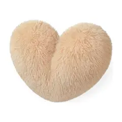 BANZAY - Cojín Decorativo Corazón Peluche Peludos Sala Y Alcoba