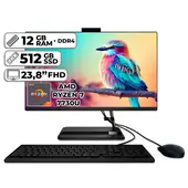 LENOVO - TODO EN UNO AMD RYZEN 7-7730U 12GB RAM 512GB SSD 238″ FHD