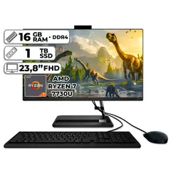 LENOVO - TODO EN UNO AMD RYZEN 7-7730U 16GB RAM 1TB SSD 238″ FHD