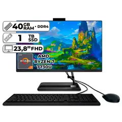 LENOVO - TODO EN UNO AMD RYZEN 7-7730U 40GB RAM 1TB SSD 238″ FHD