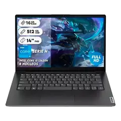 LENOVO - Portatil V14 Core I5-13420h 16gb 512gb Ssd Negro
