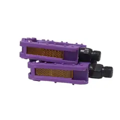 GENERICO - Pedales Pequeños De Plataforma Para Bicicleta Morado