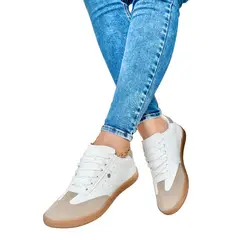 EVEGONZ - Tenis Casual Plano Zapato Comodo de Moda Femenina