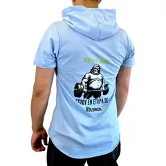 SACATE - Camiseta Deportiva Hombre estampada Tela Burda liviana