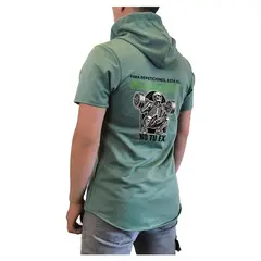 SACATE - Camiseta Deportiva Hombre estampada Tela Burda liviana