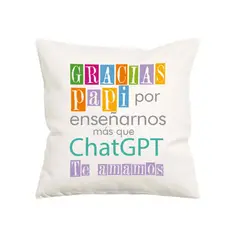 GENERICO - Cojín papá ChatGPT para regalo