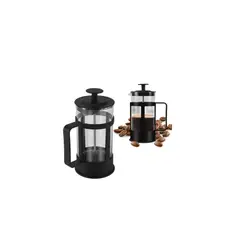 SKY - Prensa Francesa Cafe Cafetera Vidrio 350ml Filtro Acero Inox