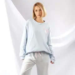 ANA E - Conjunto de Pijama Estampado de Rayas