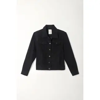TENNIS - Chaqueta en black denim para mujer