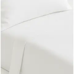 TRU - Juego de Sabanas Blanco Microfibra