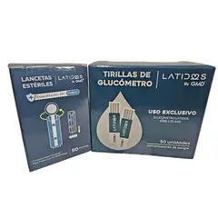GMD - TIRILLAS DE LATIDOS CAJA X 50 MAS 50 LANCETAS