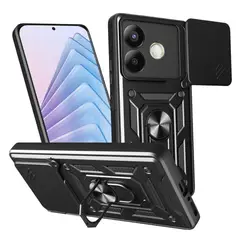 GENERICO - Funda Case Protector Cámara Slider Compatible Oppo A5 Pro Negro