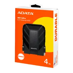 ADATA - Disco Externo HD710P 4tb Antigolpes SUMERGIBLE Negro